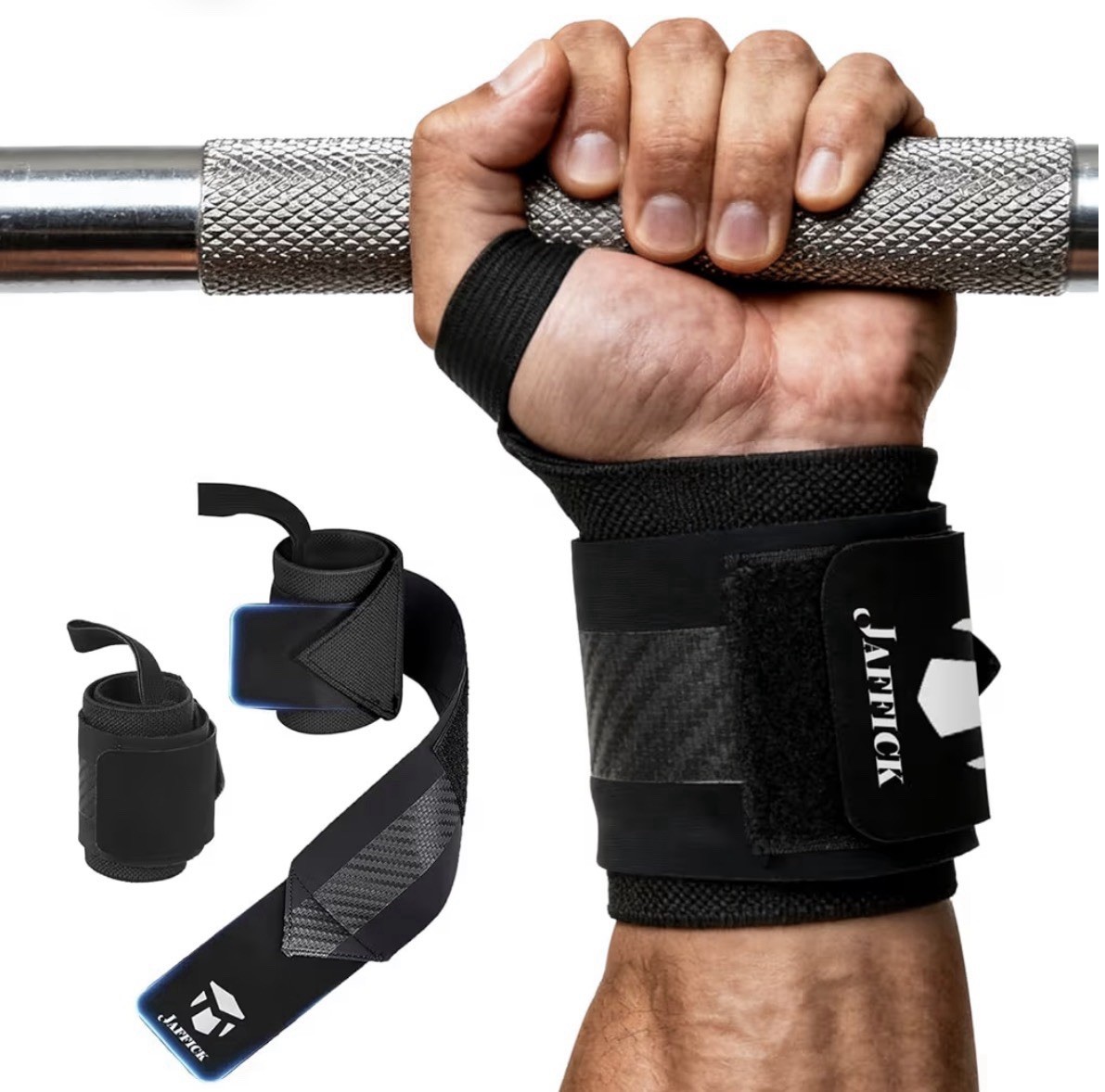 Double-Layer Reinforced Wrist Wraps for Weightlifting - Men & Women