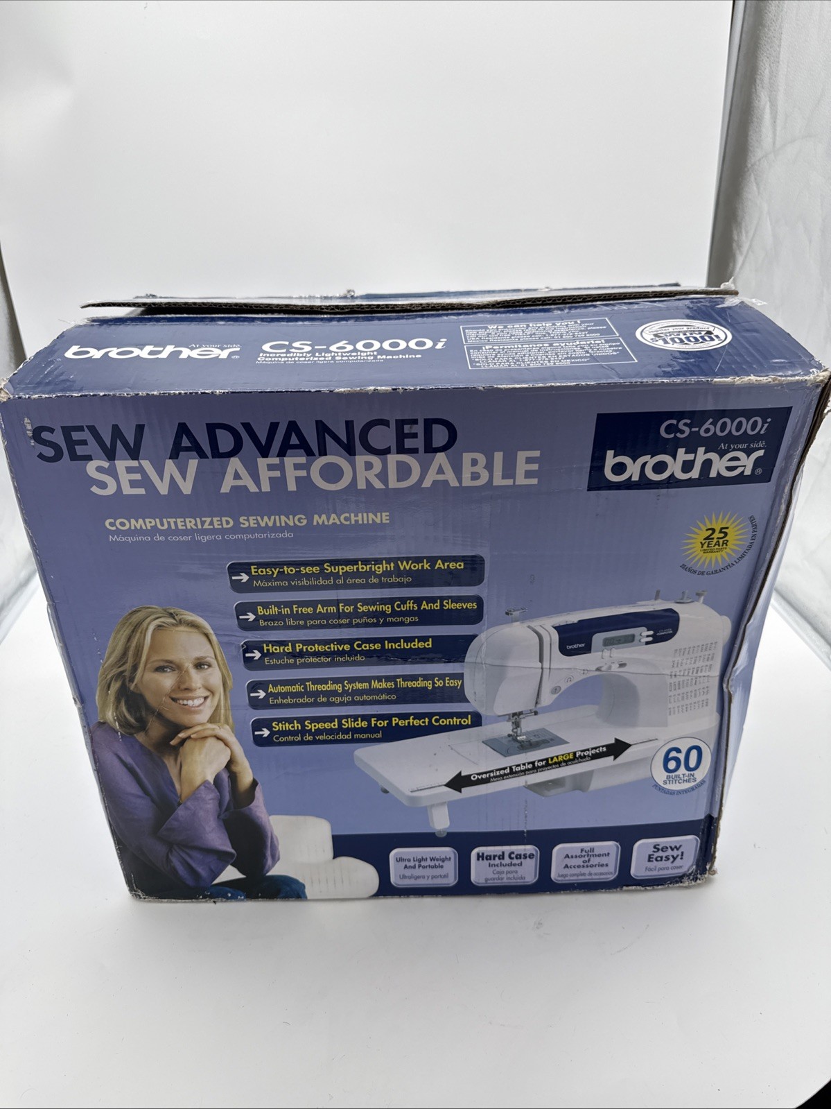 Brother CS6000i Sewing and Quilting Machine w/ 60 Built-in Stitches & 2" LCD