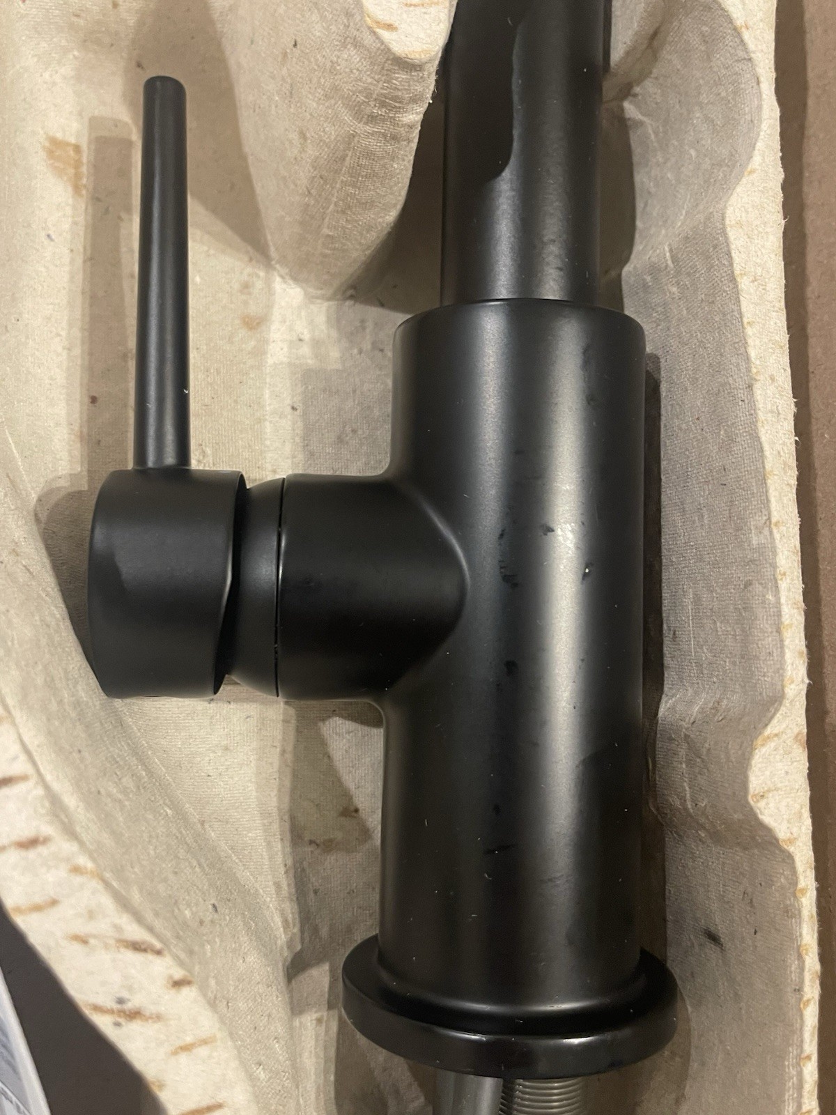 Delta 9159-BL-DST Trinsic Single Handle Pull-Down Kitchen Faucet - Matte Black