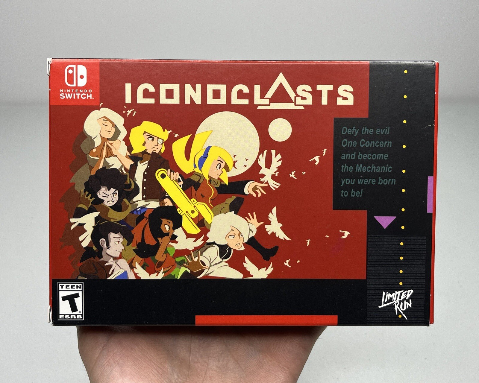 Nintendo Switch Limited Run Games Iconoclasts Classic Edition Empty Box Only