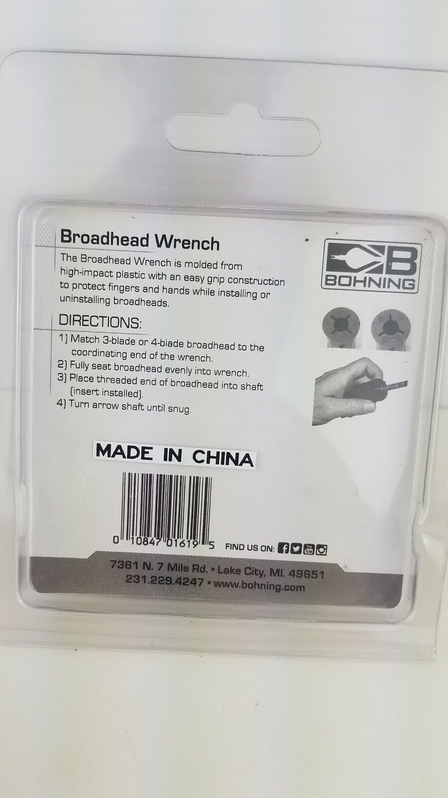 (2) Bohning Broadhead Wrench