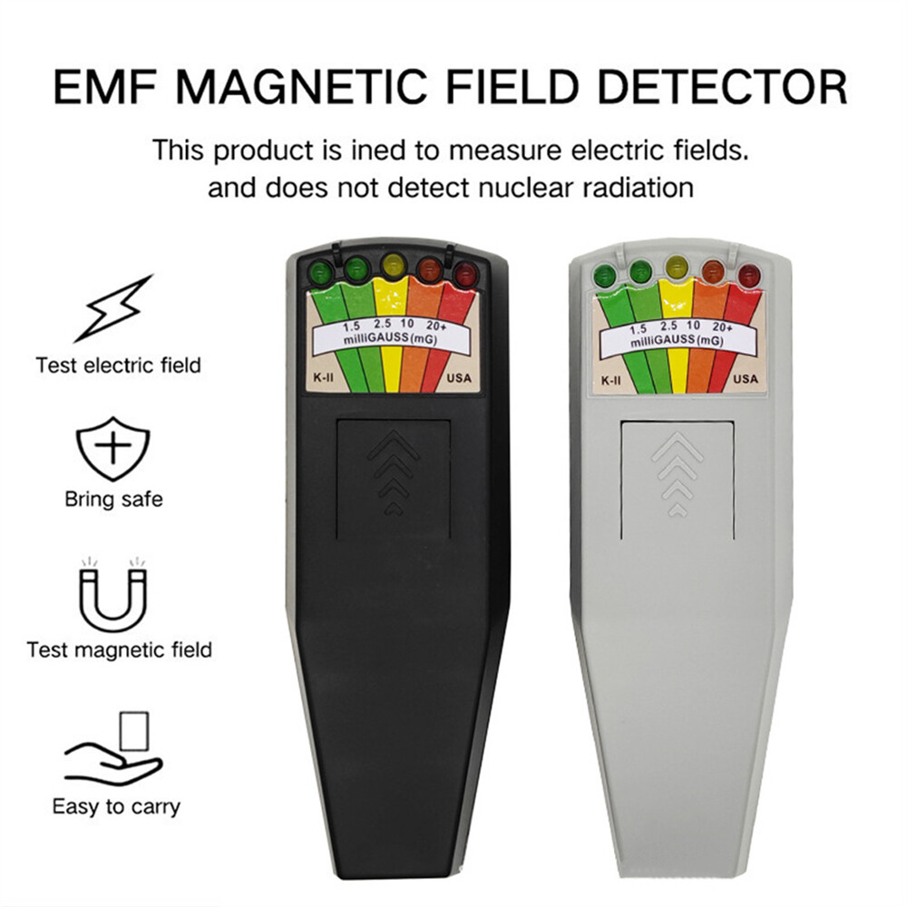 EMF Meter Magnetic Field Ghost Hunting Detector Electromagnetic Radiation Tests