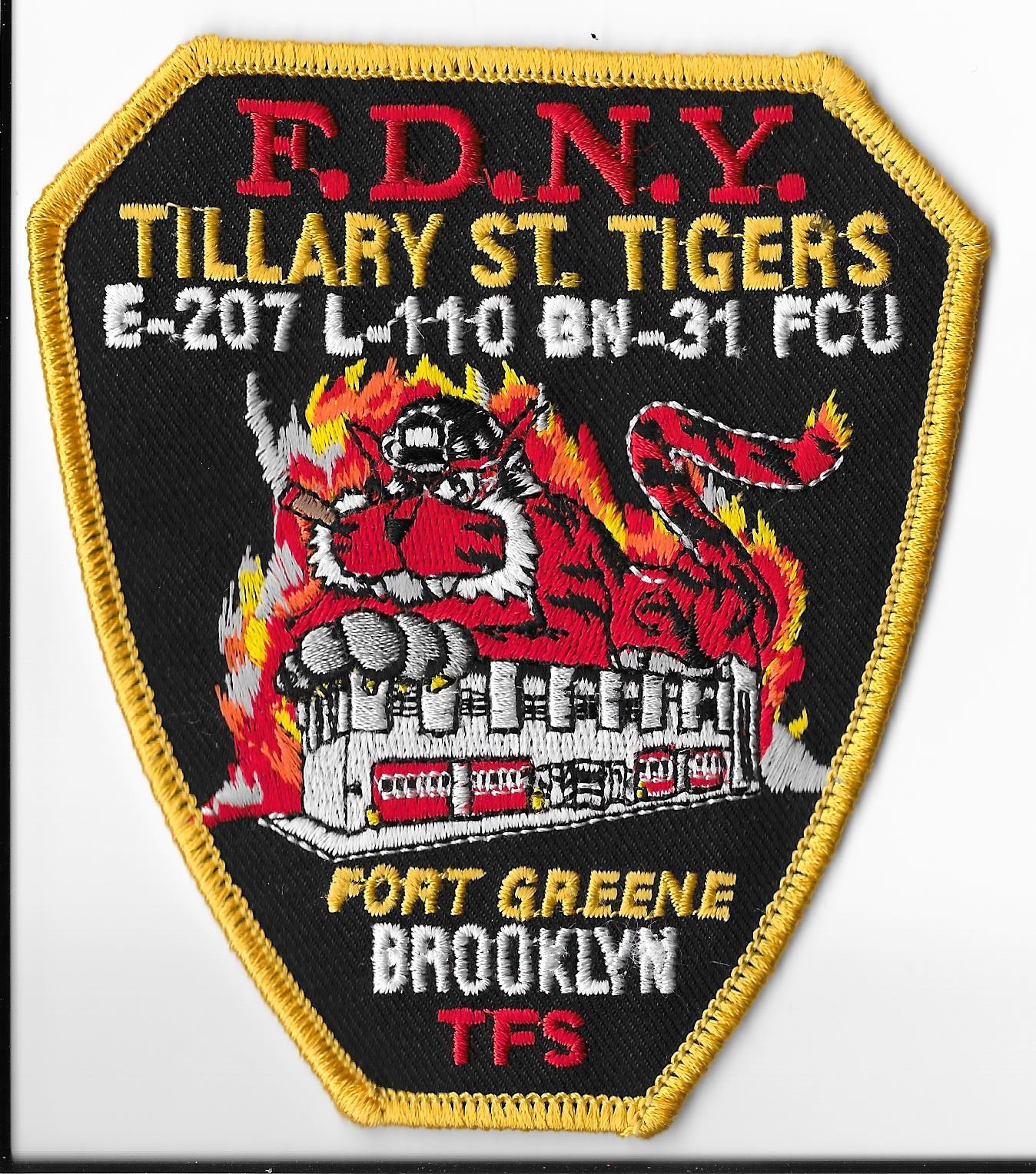 New York Fire Department (FDNY) Engine 207 Ladder 110 Battalion 31 Patch V1