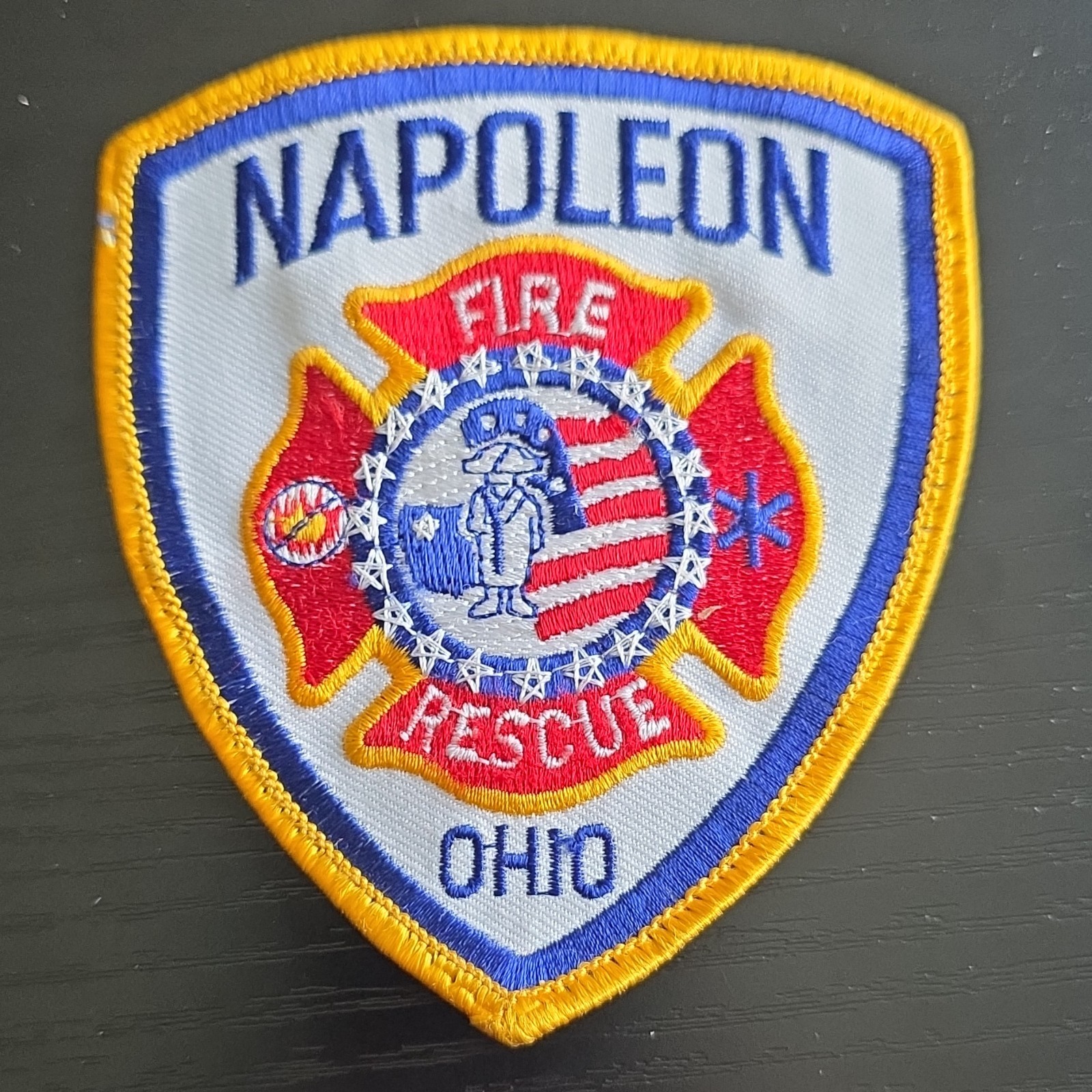 OH - Napoleon Fire Rescue Firefighting Patch Collectible