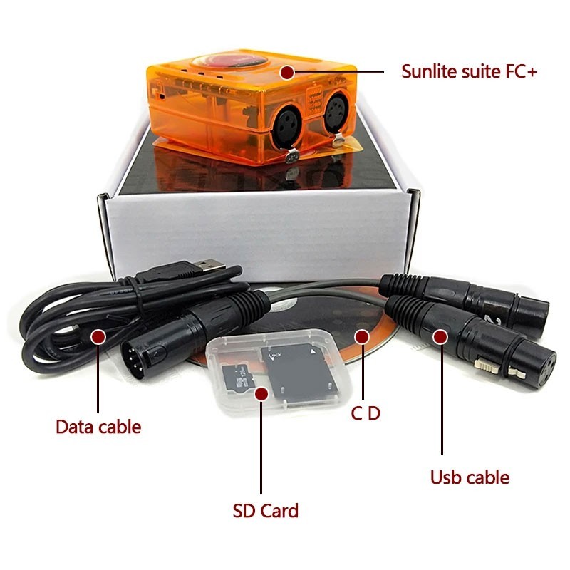 Sunlite Suite 2 FC+ DMX512 Stage Light Controller USB Light Control for Win XP