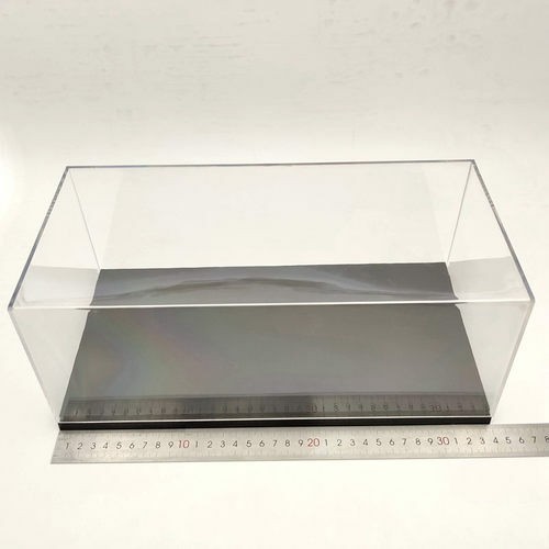 Display Boxes Acrylic Case Transparent Dustproof Gift 1:18 Scale Model Car 34cm