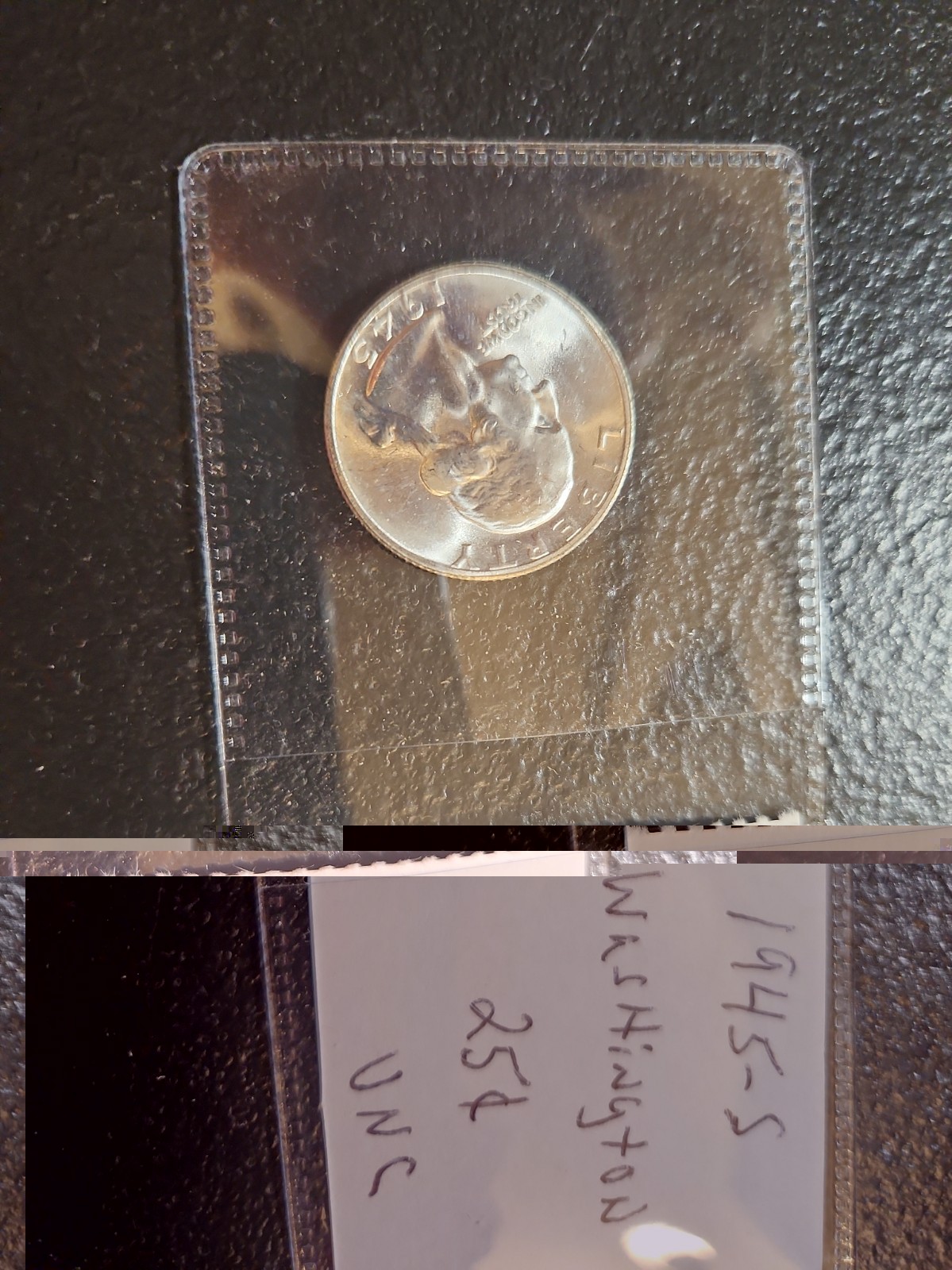 1945-S WASHINGTON QUARTER 'UNC '#0513