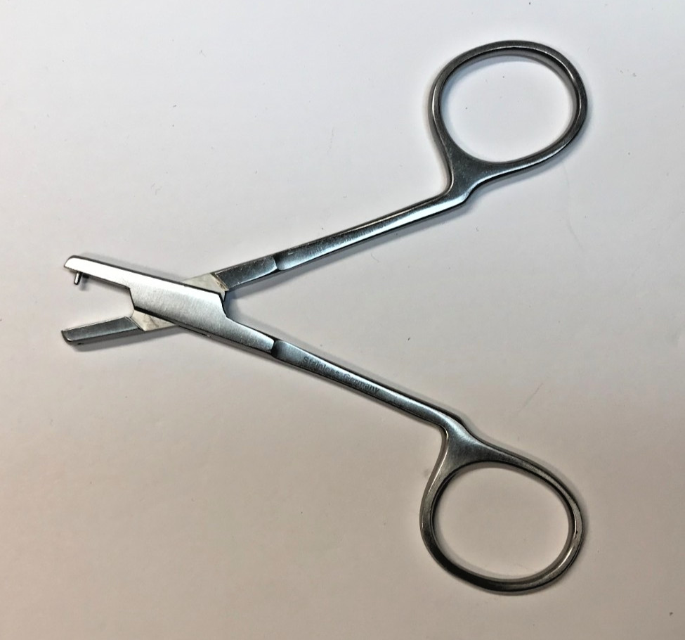 Miltex 17-101 Ear Punch Ring Handled, 1mm Punch 4.25"