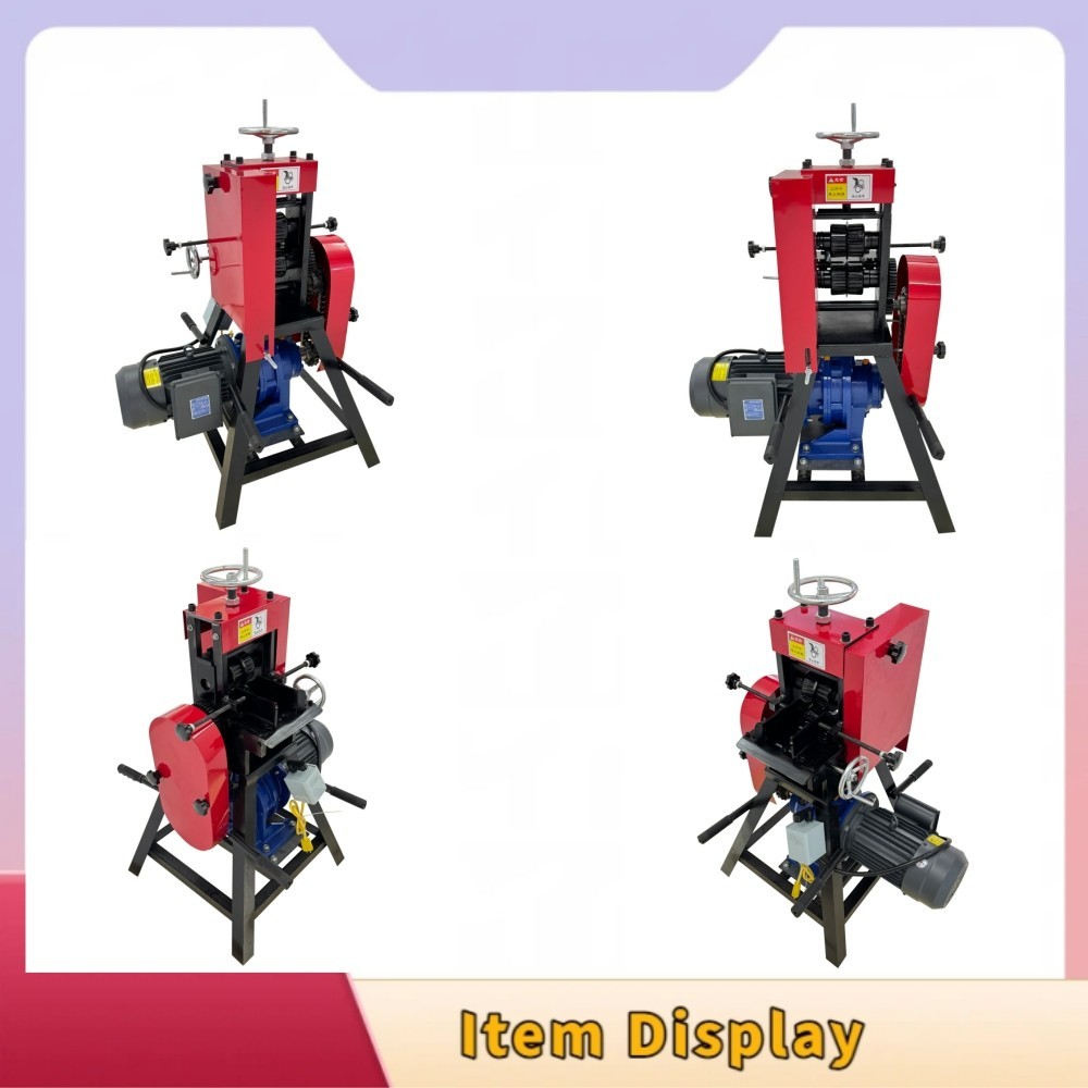 4kW Single Phase Wire Stripping Machine 220V Scrap Copper Al Cable Stripper
