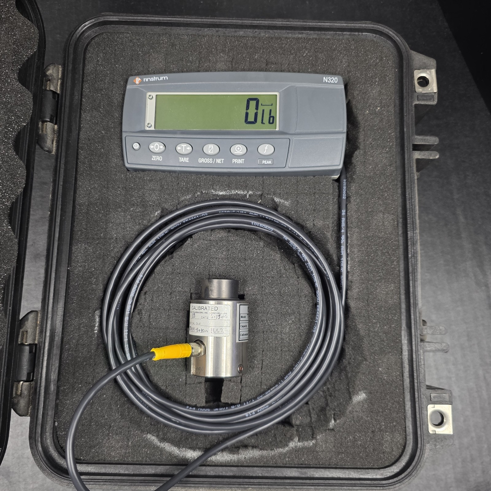 Toledo Transducers TT49S-50K Load Cell W/ Rinstrum N320 Digital Weight Indicator