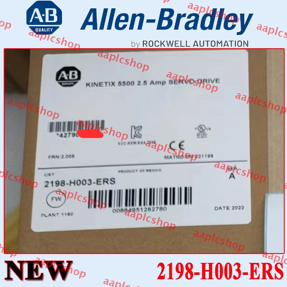 NEW PLC 2198-H003-ERS KINETIX 5500 SERVO DRIVE FREE SHIPPING 2198 H003 ERS