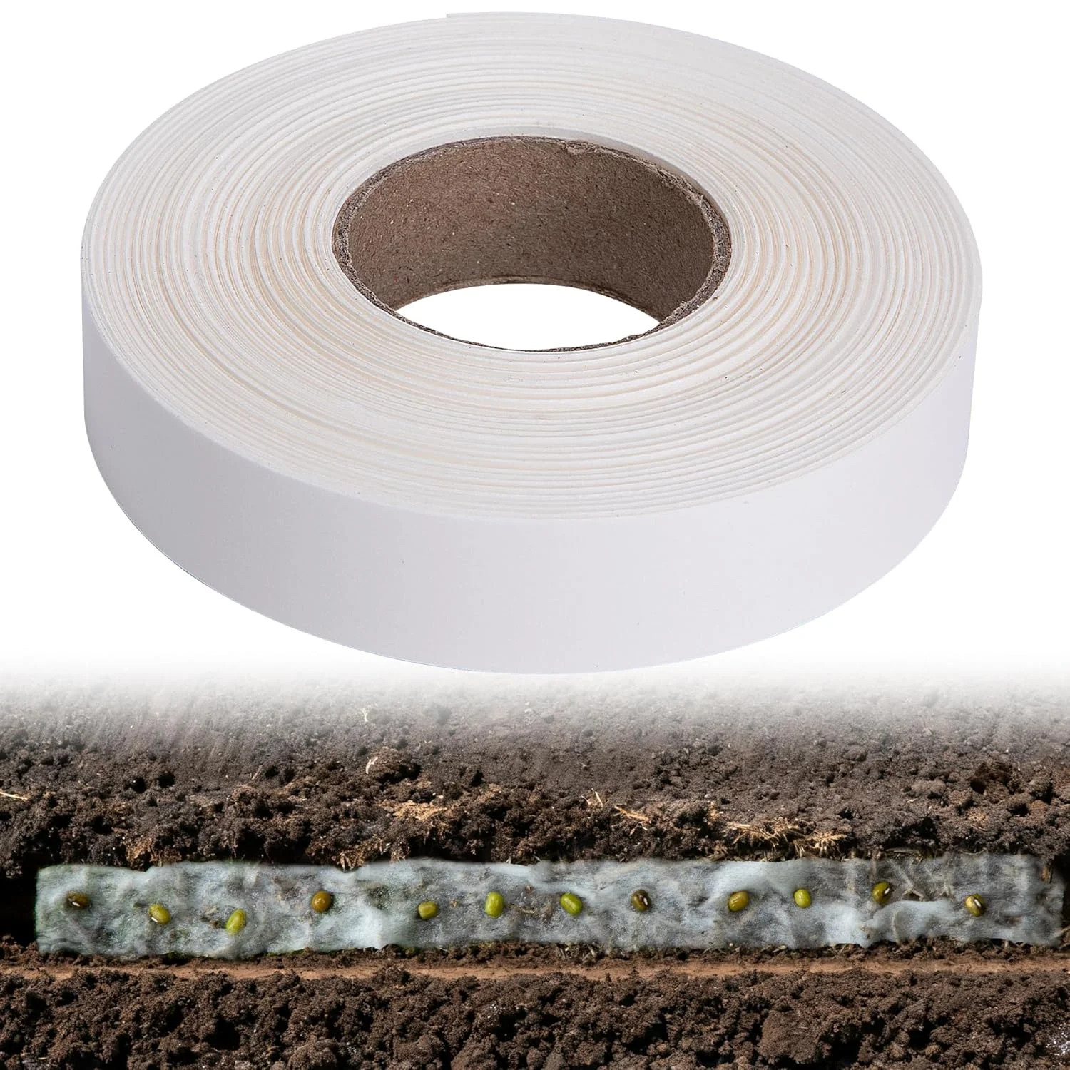 131 Ft Water Soluble Seed Tape, Quickly Dissolves in Water Planting Vegetable Se