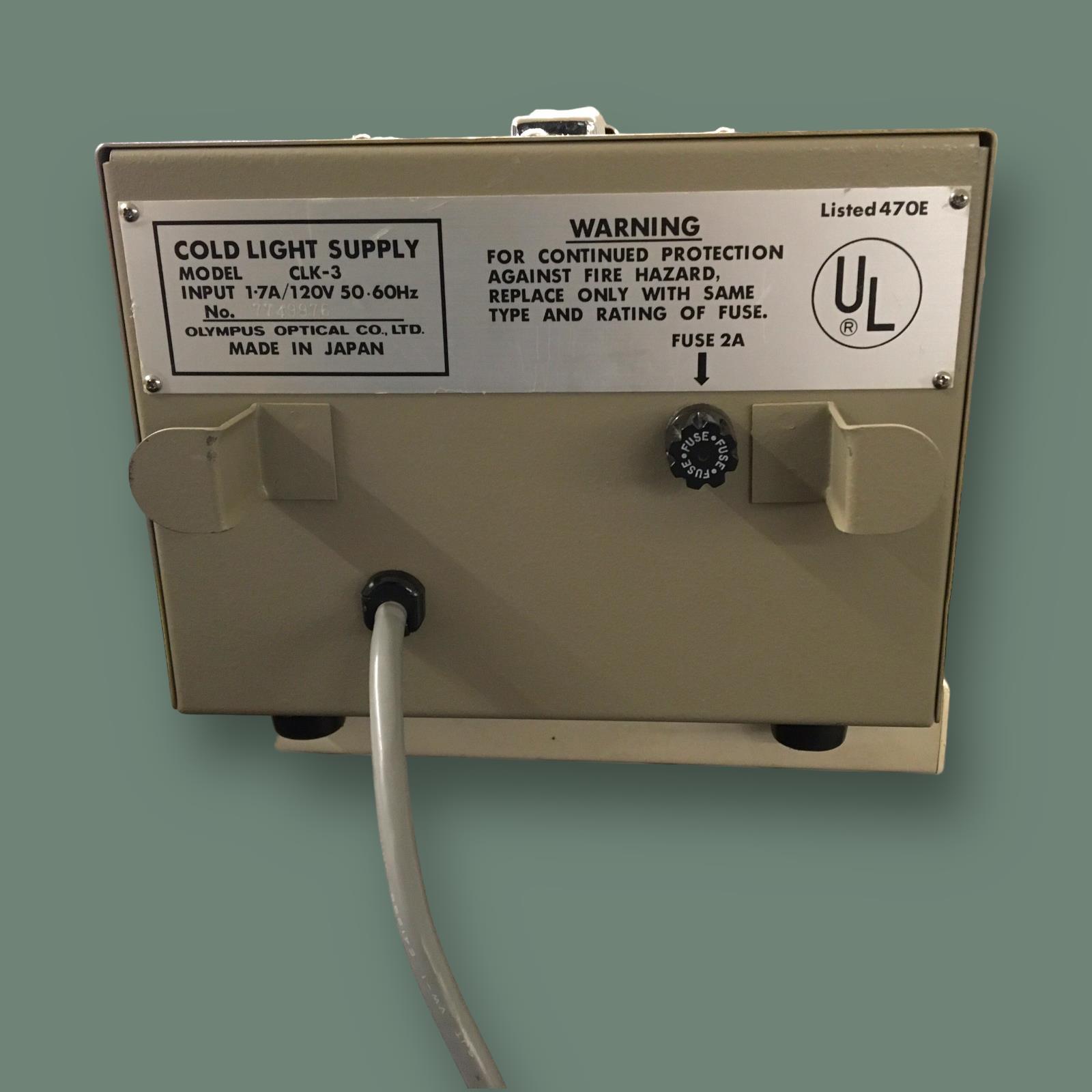 Olympus CLK-3 Cold Light Supply Endoscopy Light Source