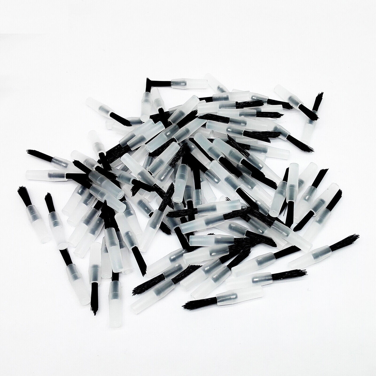 100Pcs/Bag Brush Tips+5 Pcs Handle Holder Dental Disposable Applicator Tips