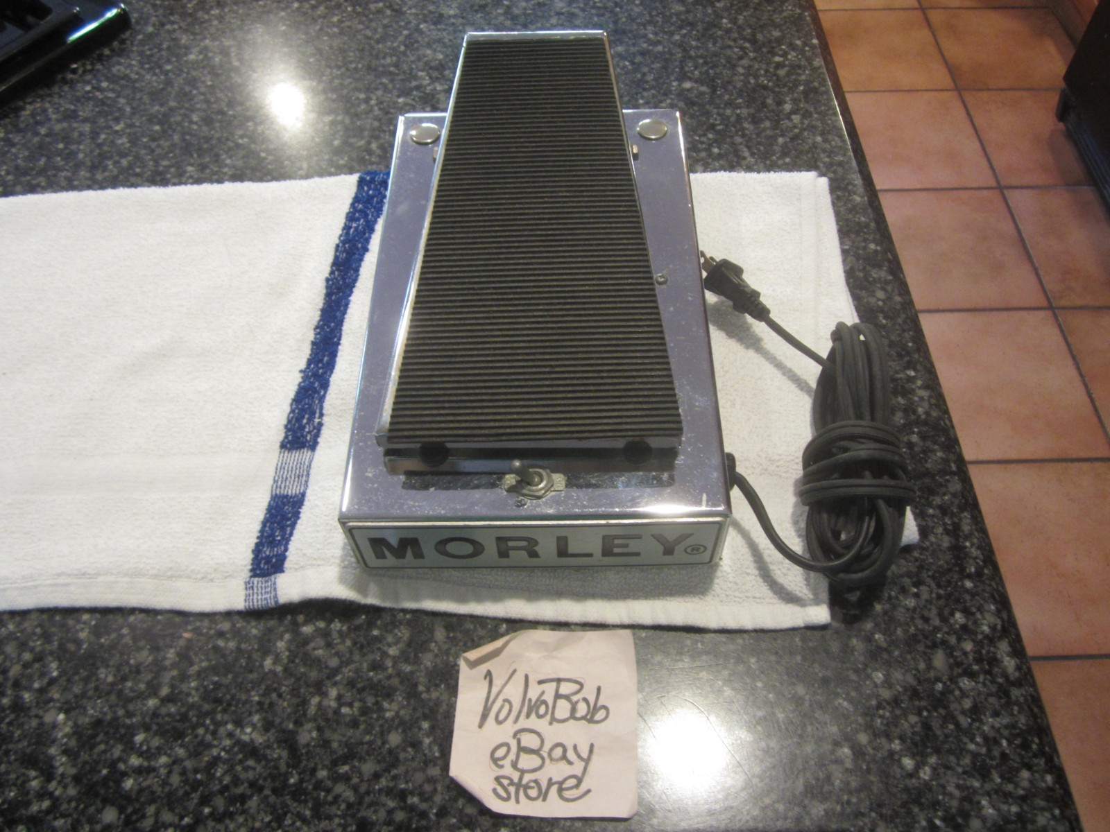 VINTAGE MORLEY Tel-Ray WAH Pedal - MODEL VOLUME - TESTED & WORKS