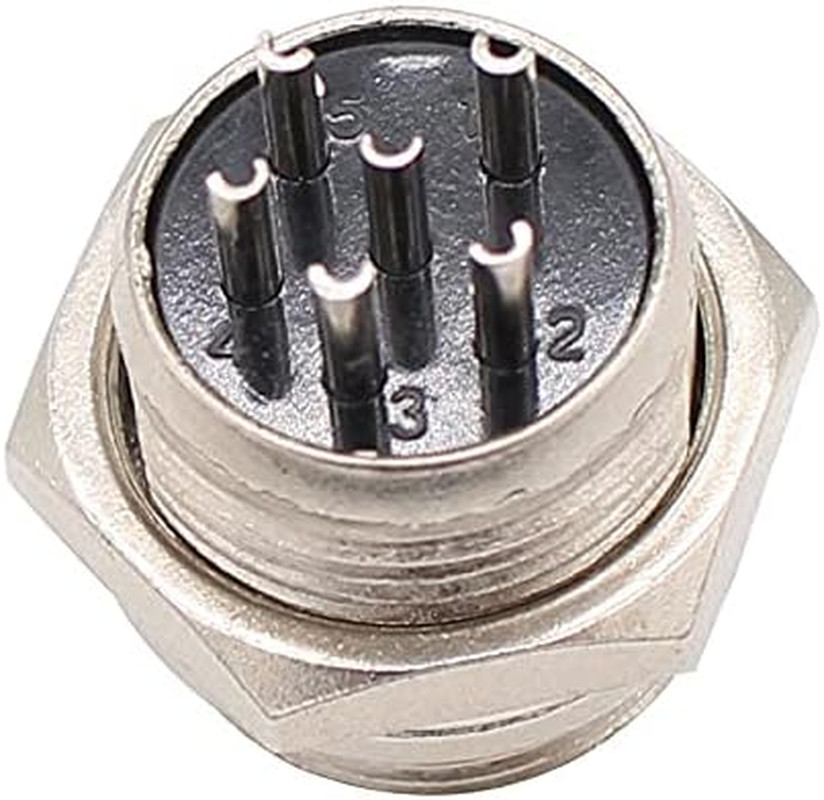 Aviation Plug Connector 10 Pairs Male Female Panel Metal Wire Connector 16Mm Soc