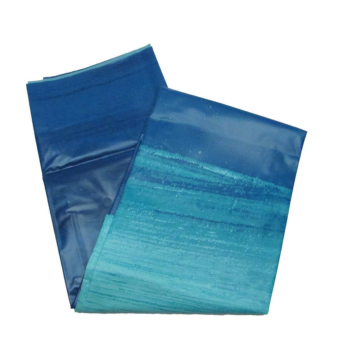 70" Ocean Blue Bath Tub Shower Curtain Bathtub Liner Beach Bathroom Home Decor
