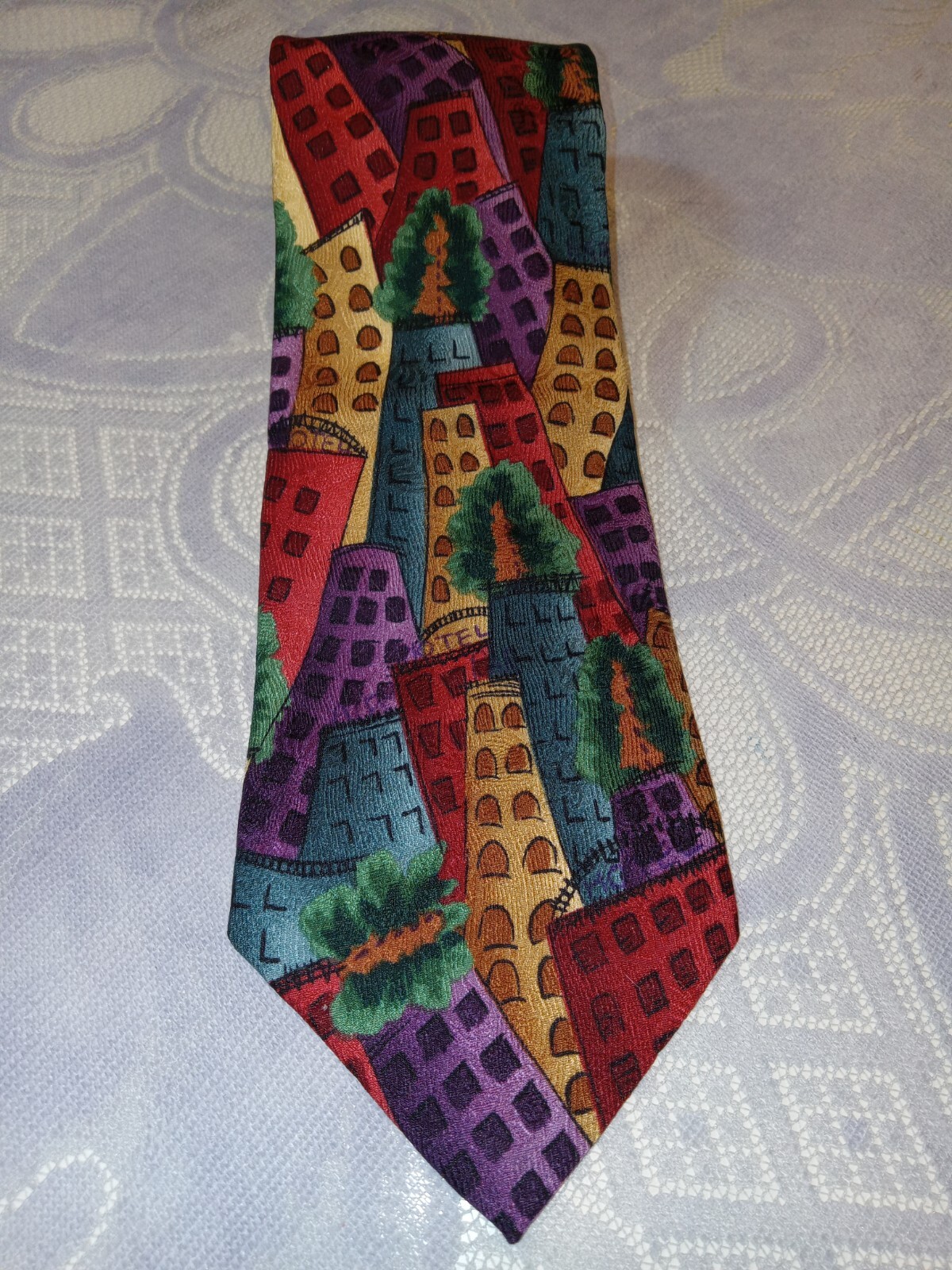 Jerry Garcia Vintage Silk Tie The Grateful Dead RARE Collectible by Stonehenge