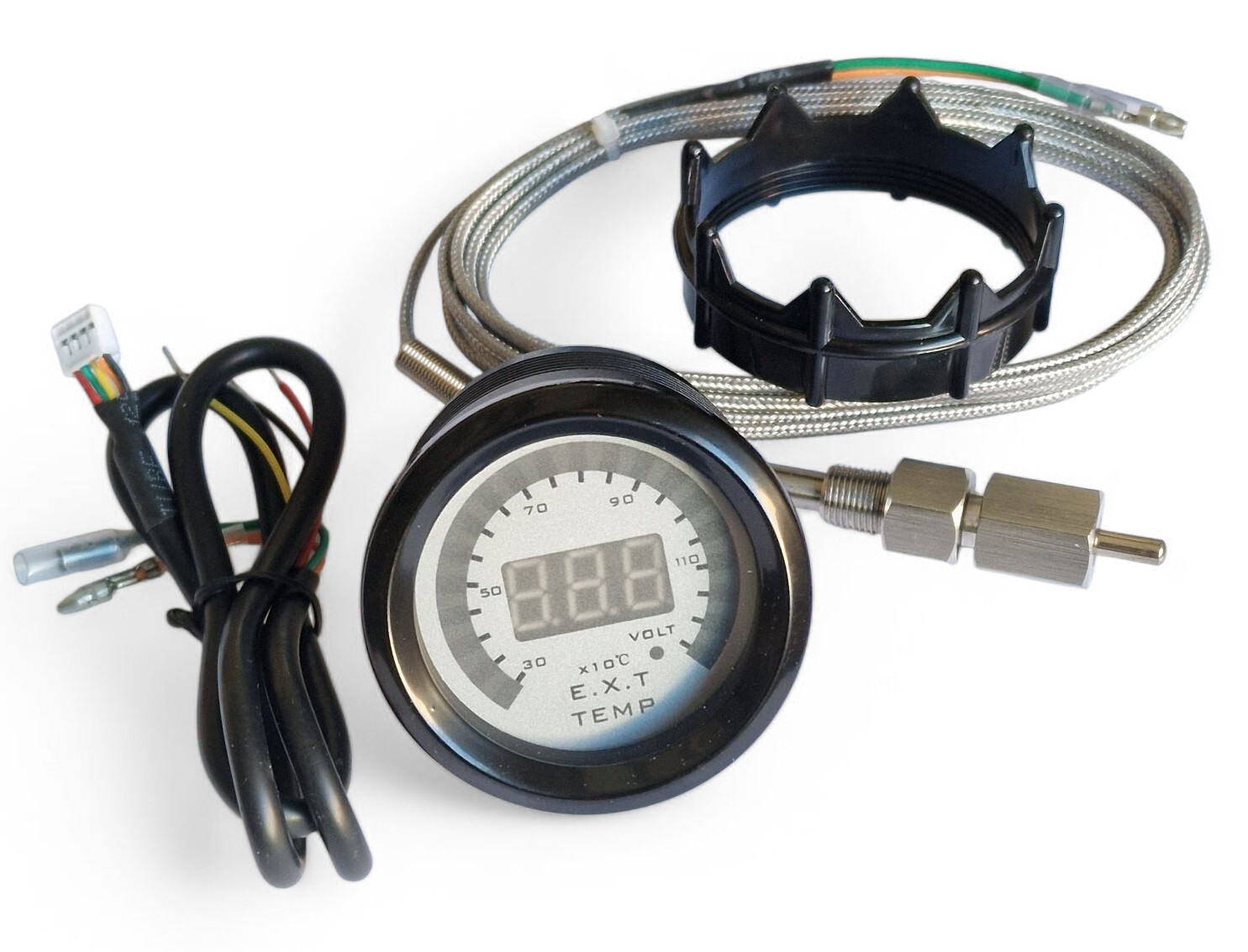 Exhaust Gas Temperature Gauge Ext Temperature Gauge Digital Engine Sensor #G138