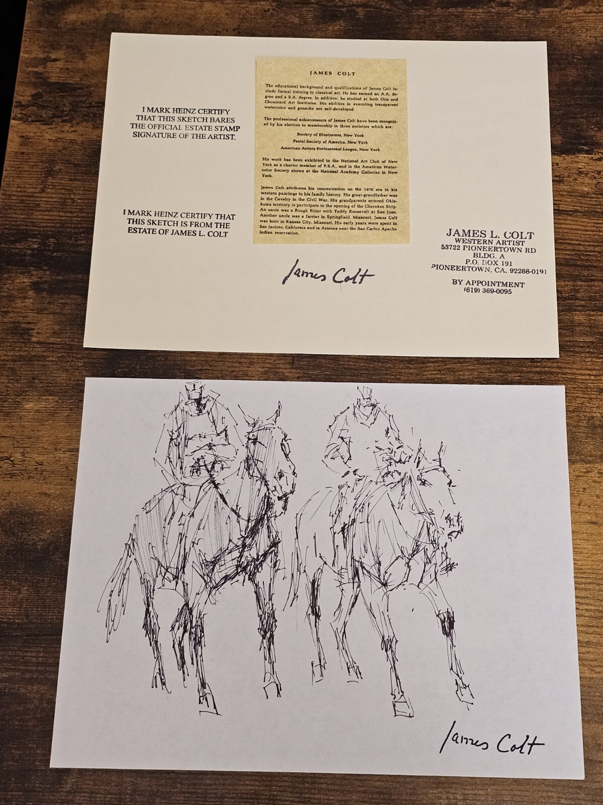 James Colt Western Cowboys Sketching (37)