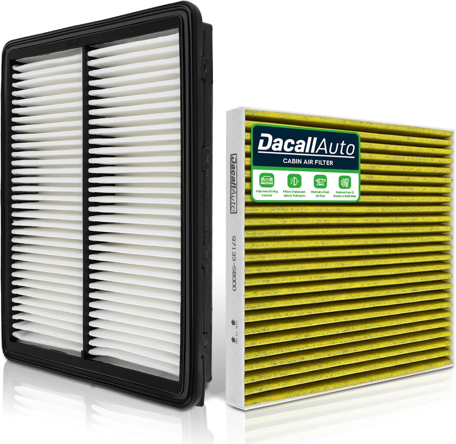 Engine & Cabin Air Filter Combo Set for Hyundai Palisade 2020 2021 2022 2023 202