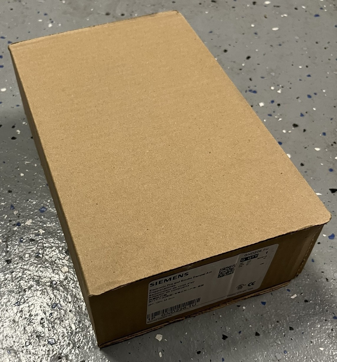 Siemens GND226.1U Electronic Fire and Smoke Damper Actuator