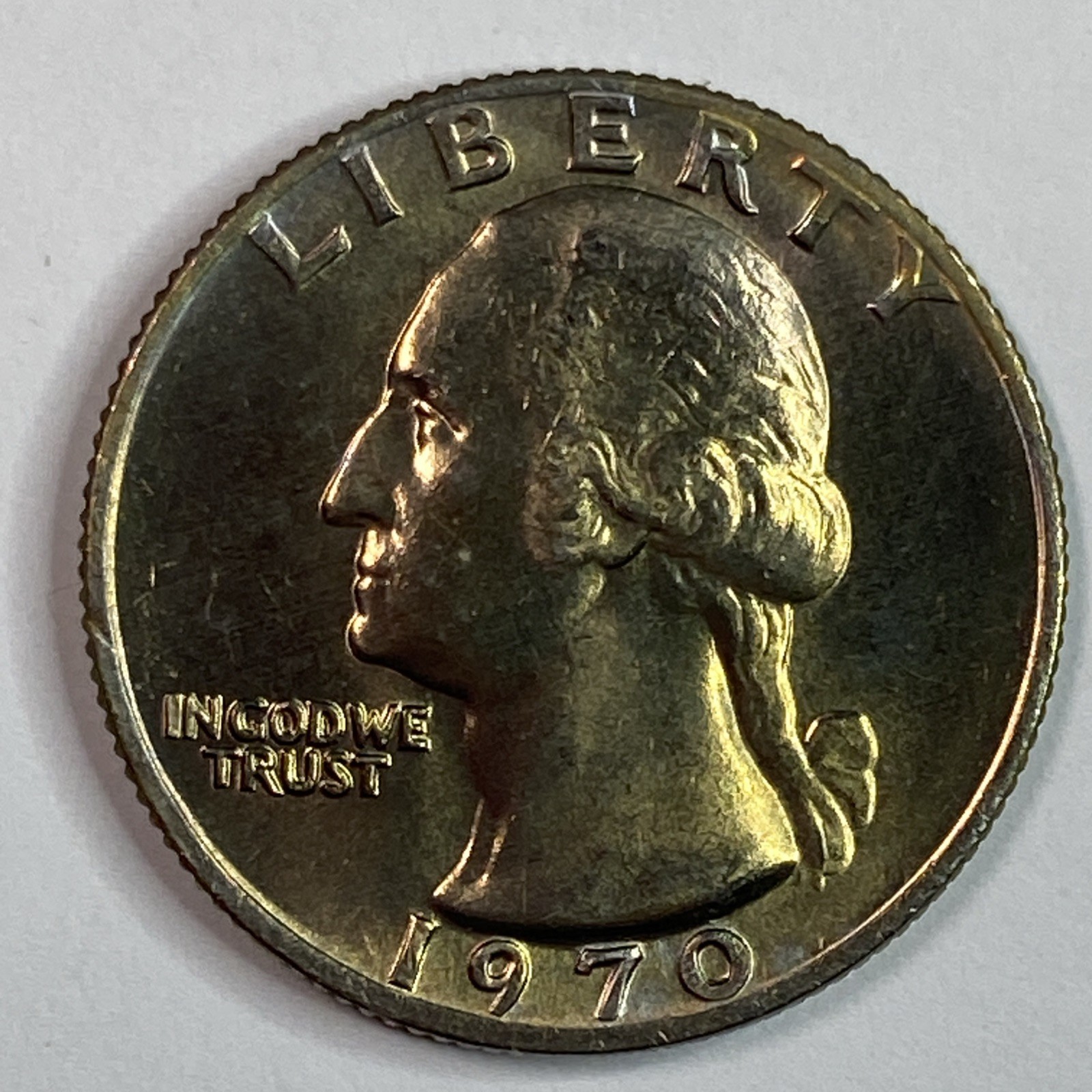 1970-P Washington Quarter 25c - BRILLIANT UNCIRCULATED (BU)