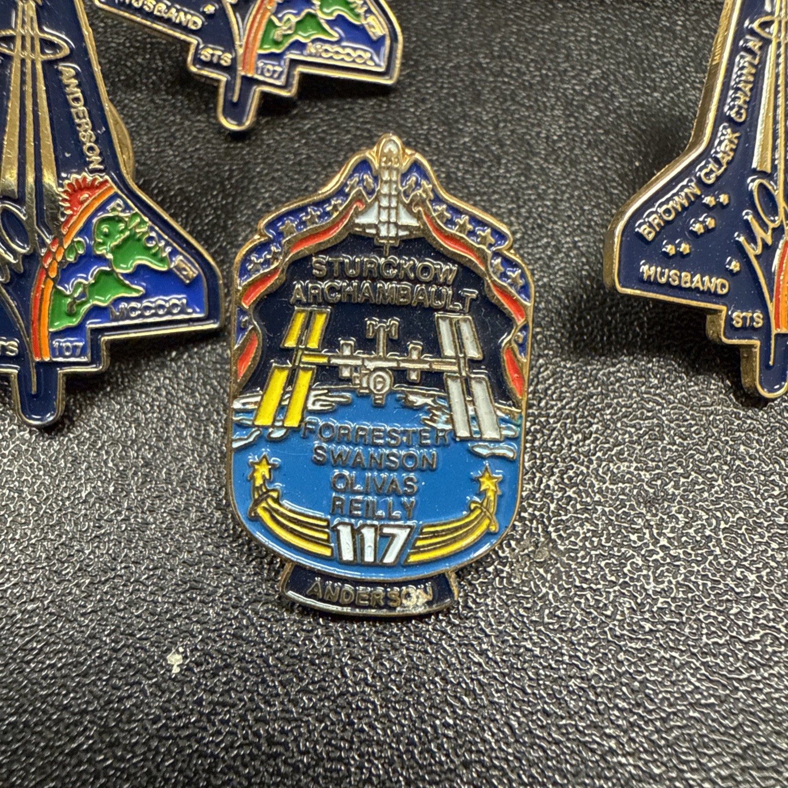 NASA Shuttle And Apollo Pin Lot