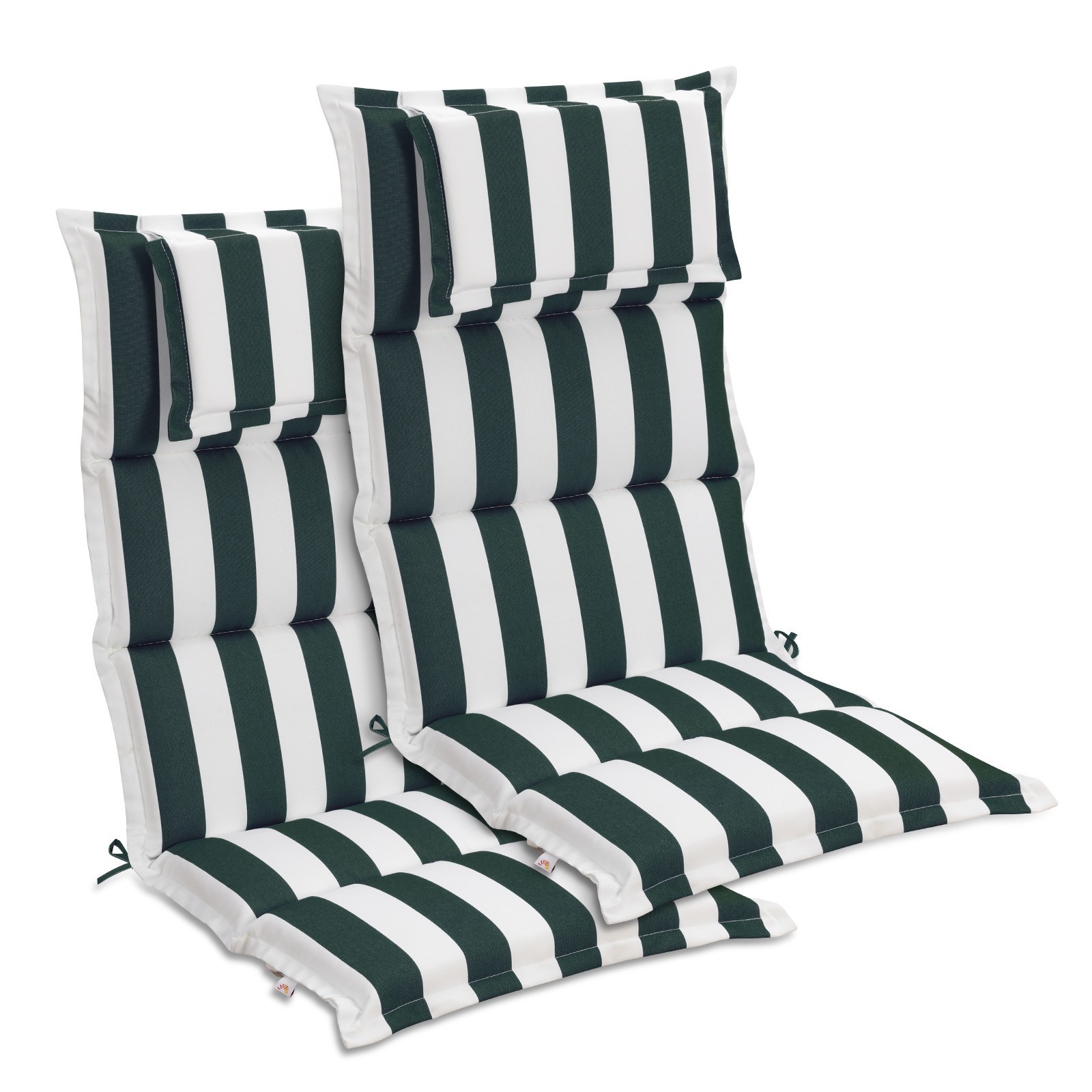 2PCS High Back Outdoor Chair Cushions 47x21X2.4 in Rocking Seat Adirondack Chair