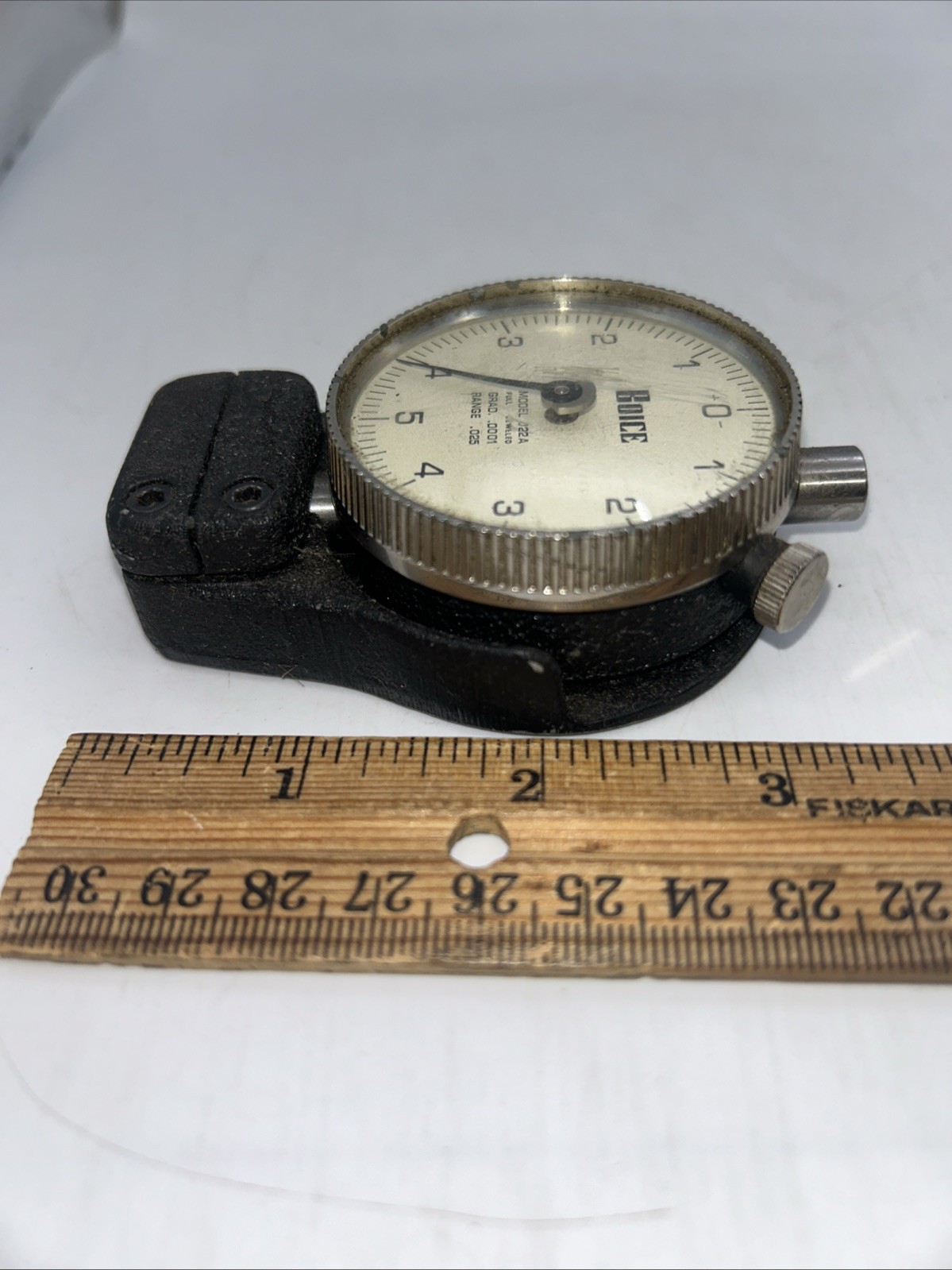 Boice Gauge J22A Dial .0001" Graduation Serial Number 41638 Full Jeweled