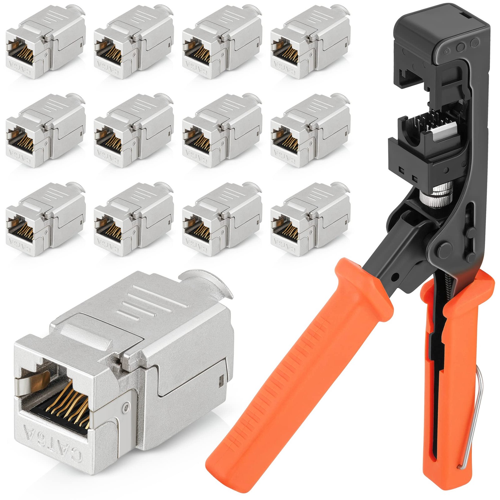Everest Media Solutions easySHIELD Termination Tool 12-Pack, Orange