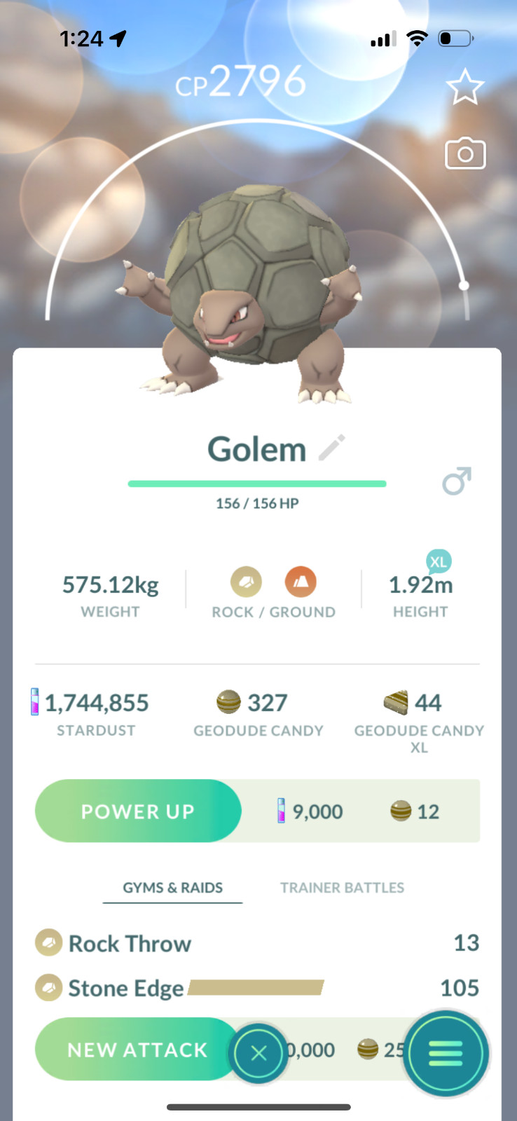 Pokémon Go - High CP - Mighty Pokémon - Bundle x10 - Wild Area - Trade