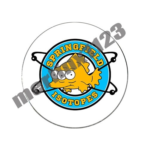 The Simpsons Springfield Isotopes Homer Golf Ball Marker +Switchblade Divot Tool