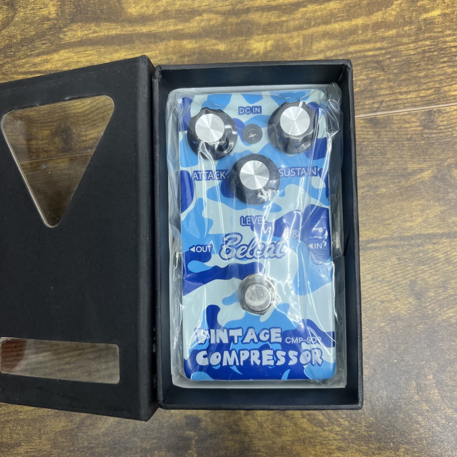 Belcat CMP-509 Vintage Guitar Pedal Compressor, True Bypass DC 9V