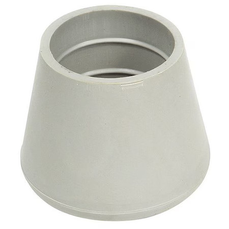 Protective Leg Tip, Slipon, Rd, 1-1/8", Pk10, Ctb 21G/W