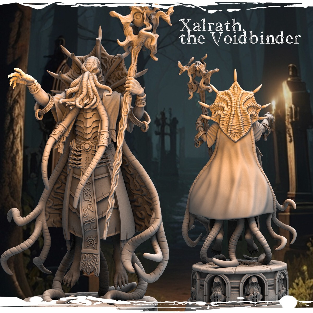 Dungeons and Dragons - Playable Character - Male Illithid Xalrath - Sorcerer