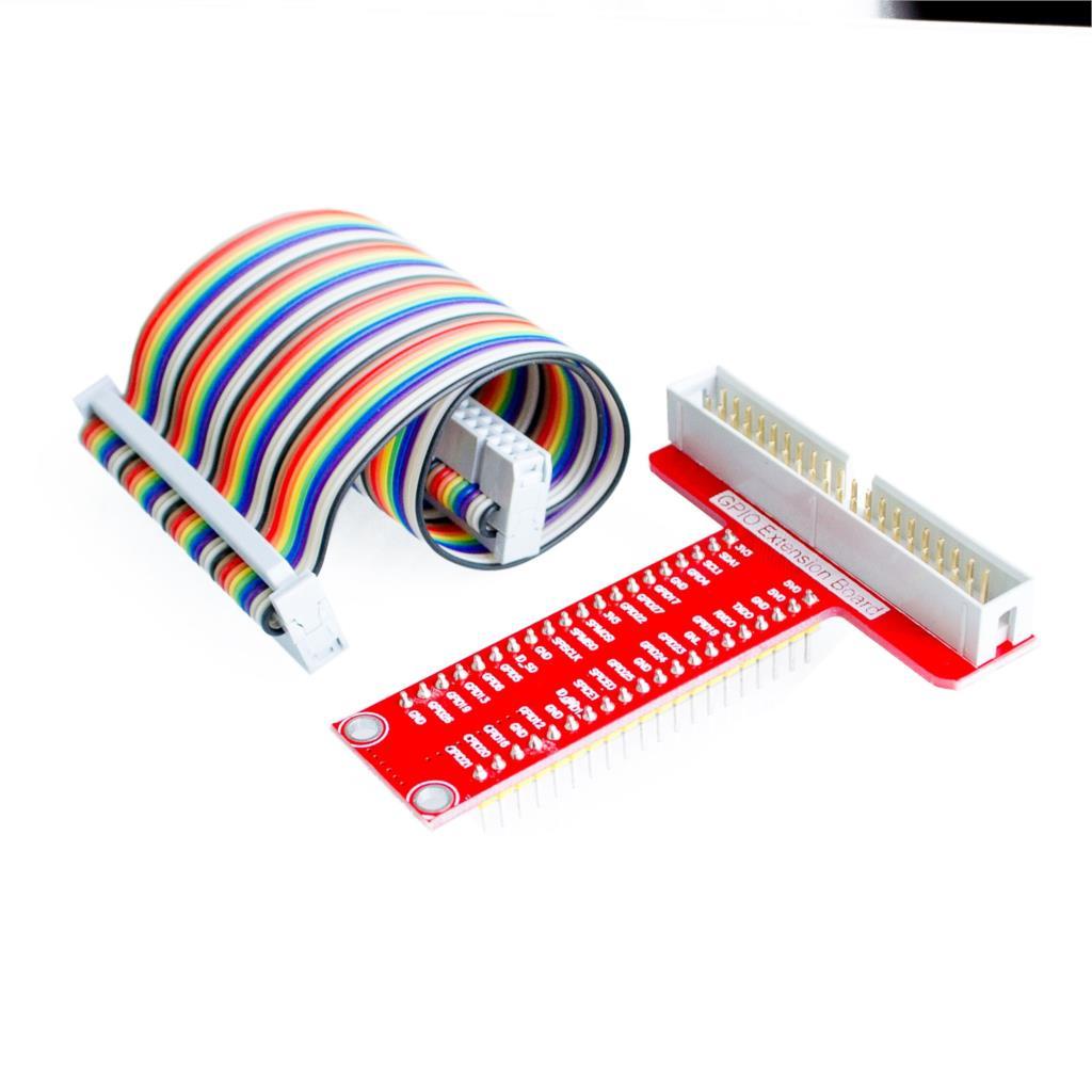 2pcs Raspberry Pi 2 3 GPIO Breakout Expansion Board Breadboard Adapter Cable T