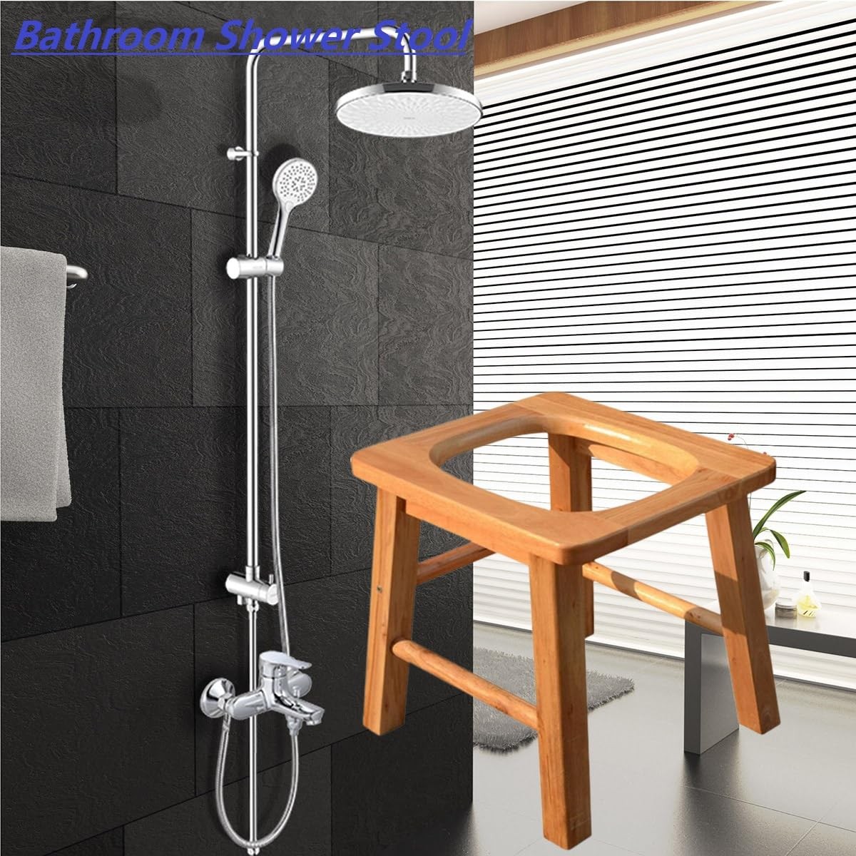 Wood Yoni Steaming Seat,Throne for V Steaming,V Steam Seat,with Four Legs Ste...