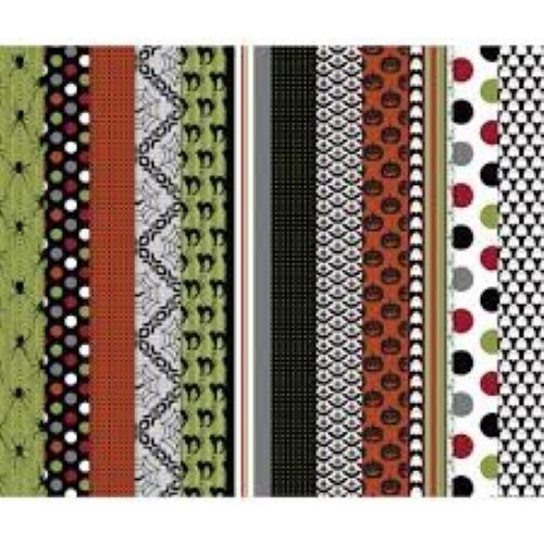 Stampin Up - "FRIGHTFUL SIGHT" Designer Series Paper 12x12 (Spooky, Rustic) NEW