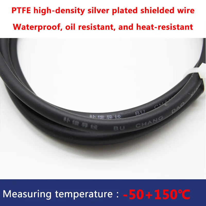 Pt100/CU50 waterproof temperature sensor three wire platinum thermistor silicon