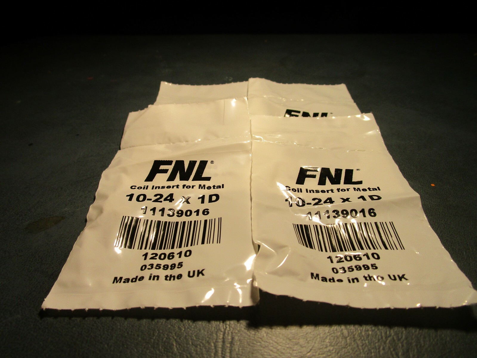 (12) #10-24 x 1D UNC 18-8 S/S Free Running Wire Insert