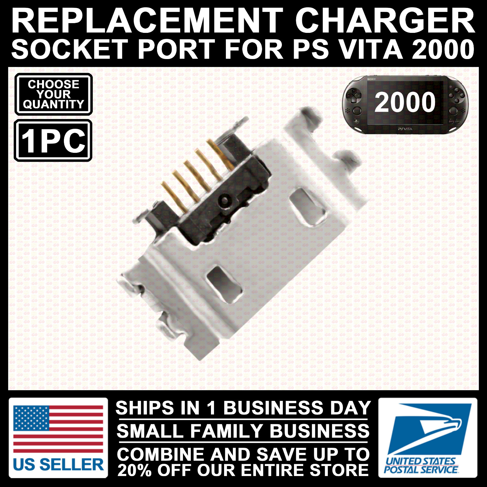 Micro USB Data/Power/Charging Port Socket for Sony PSV PS Vita 2000 PCH-2000