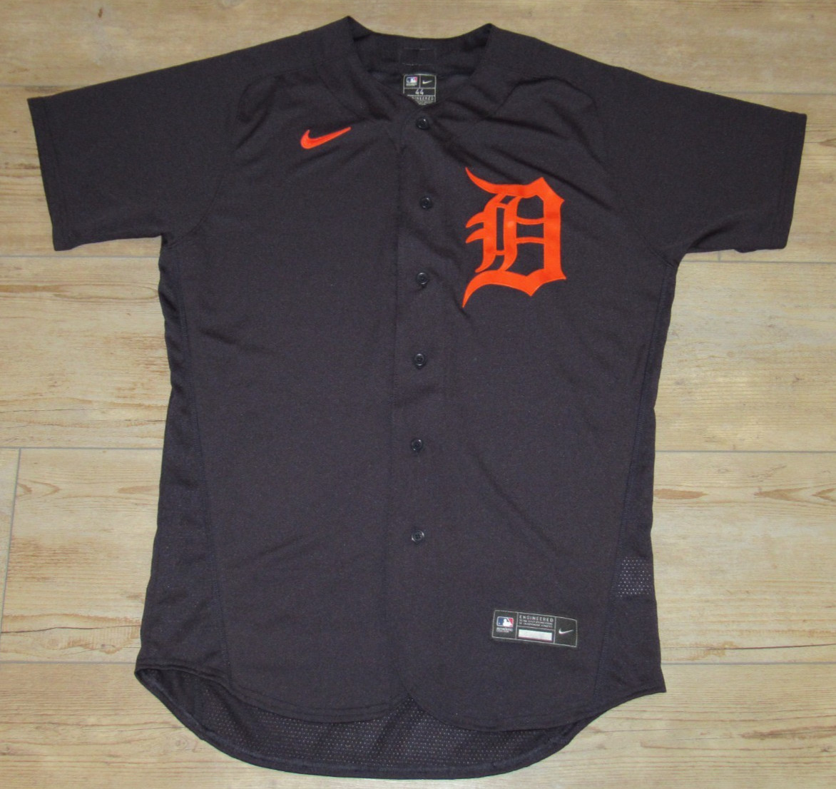 Nike Authentic Detroit Tigers 2025 Alternate Baseball Jersey $335 size Men's 44