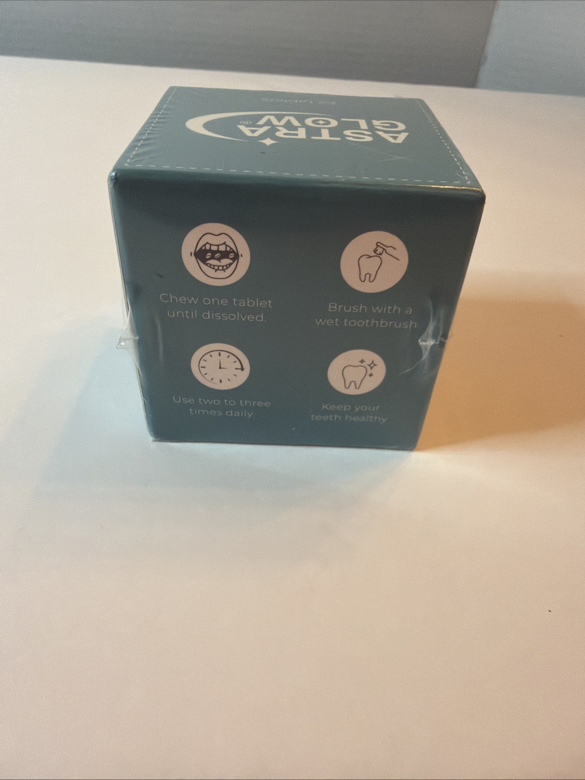 astra glow 8% hydroxyapatite toothpaste tablets new Sealed *FREE SHIPPING
