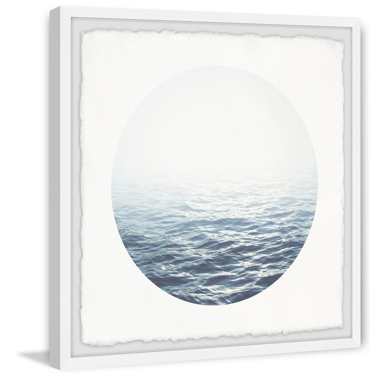Marmont Hill Blue Light Framed Painting Print