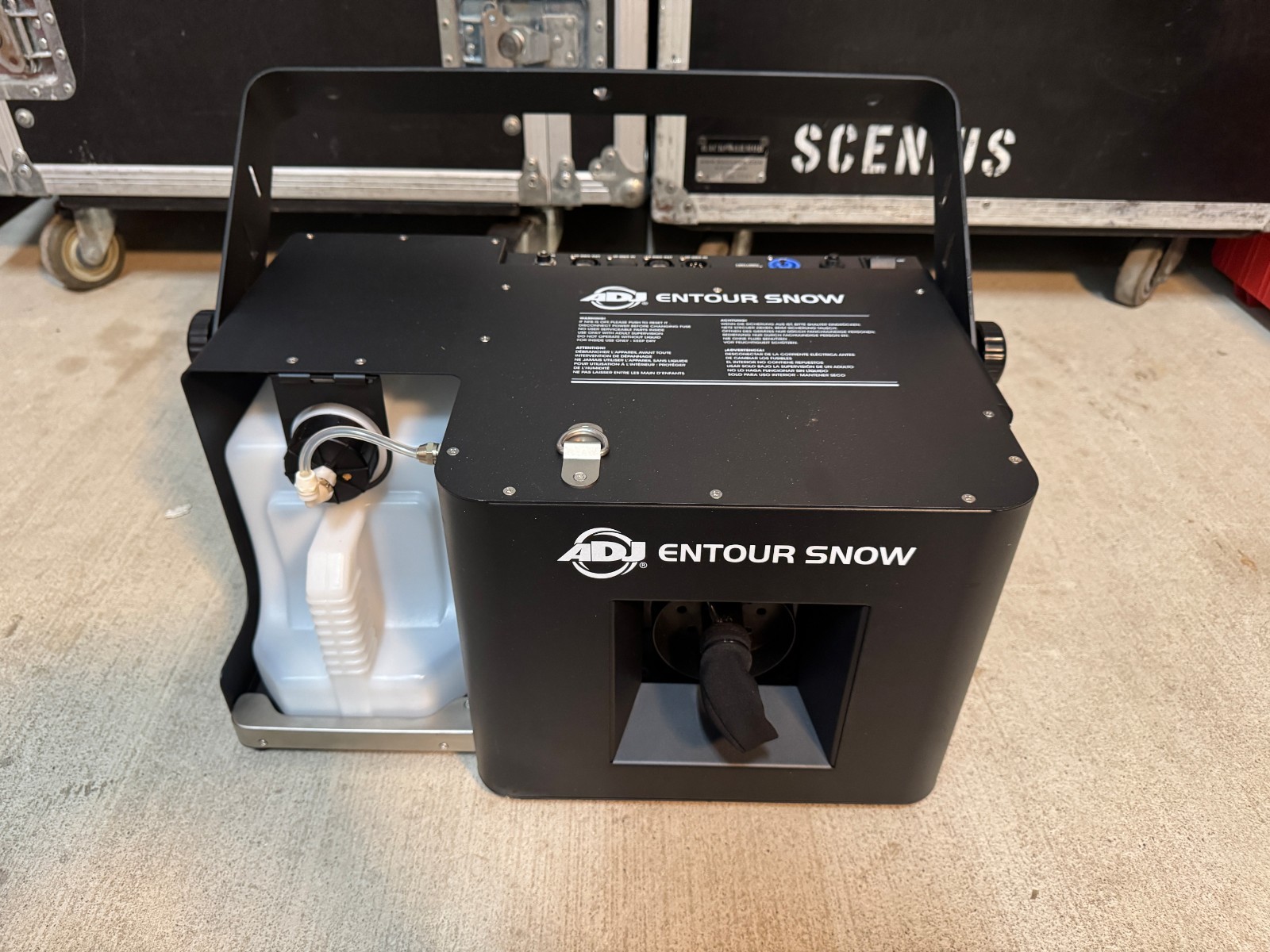 American DJ ENTOUR SNOW 1250 Watt Portable DMX Snow Machine ADJ 5 Available