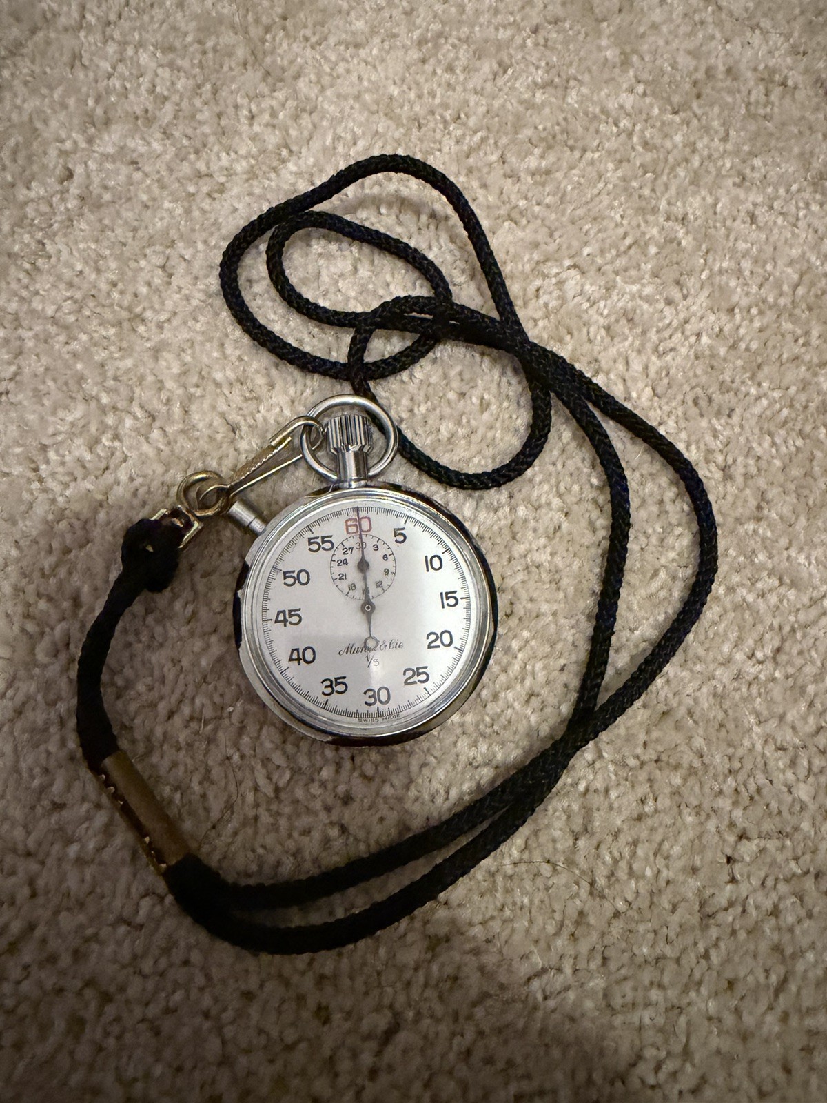 Marcel & Cie Swiss Precision 1/5 Stopwatch Not working, no box