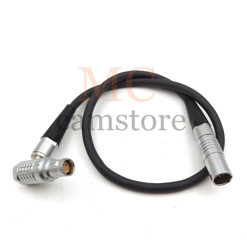 for RED Epic/Scarlet Power Cable，1B 6 Pin Female Right Angle to 6 pin Male 20 in