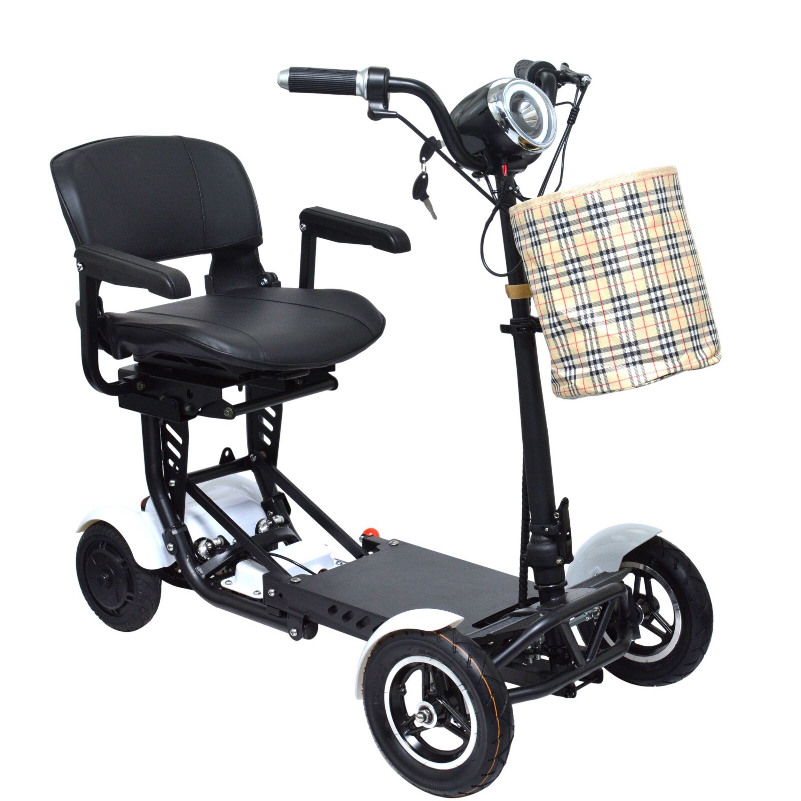 Electric Mobility Scooter for Adults with Premium Seat, Armrests 12 miles