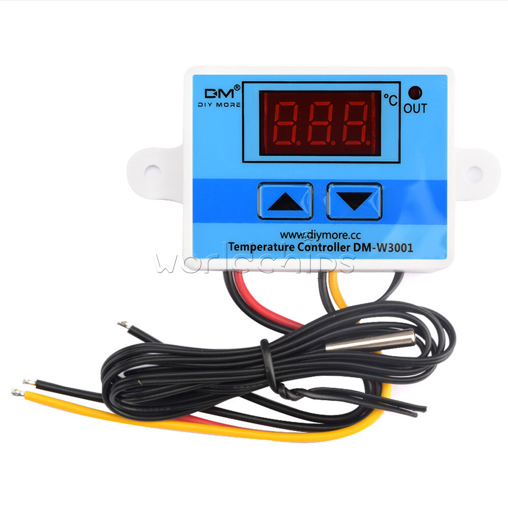 AC 220V w3001 LED Temperature Controller 10A Thermostat Control Switch Probe